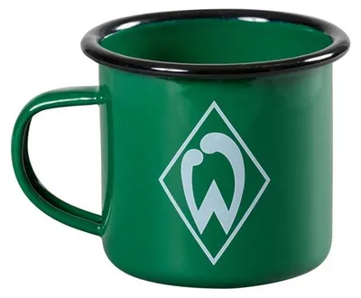 Produktbild von Werder Bremen Tasse Emaille Raute