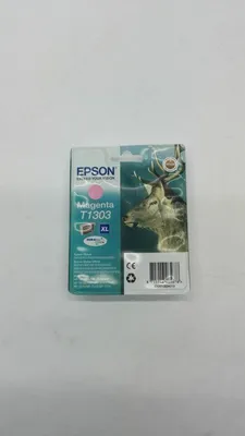 Produktbild von Epson Stag Singlepack Magenta T1303 DURABrite Ultra Ink, High (L) Yield, Magenta, Tinte auf Pigmentbasis, 10,1 ml, 1 Stück(e), Einzelpackung