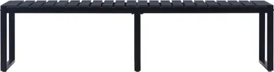 Obrázek produktu pro vidaXL Zahradní lavice 180 cm PS-Plate Black