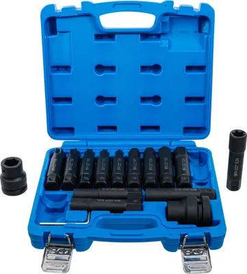 Image de BGS Jeu d'embouts pour camion 20 mm (3/4 pouce) + 25 mm (1 pouce) 16 pièces