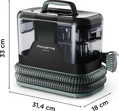 Produktbild von Rowenta Clean It IN5021F0, 750 W, Nass, Beutellos, 1,5 l, Wasser, Schwarz