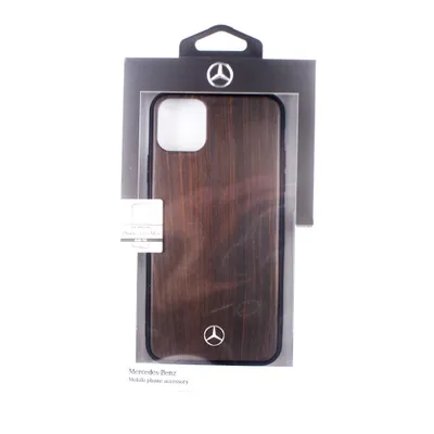 Obrázek produktu pro Pouzdro Mercedes Wood Line Rosewood Pro Iphone 11 Pro Max - Hnědé
