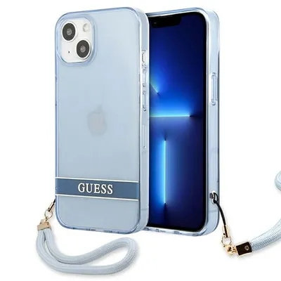 Produktbild von Guess Guhcp13Shtsgsb Iphone 13 Mini 5,4 Blau/Blaues Hardcase Transluzent Stap