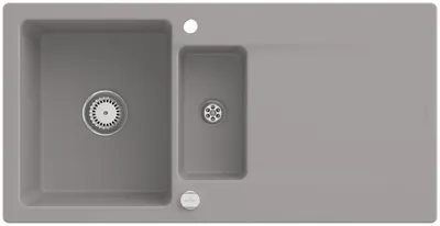 Produktbild von Villeroy & Boch Keramikspüle 333702KD, Siluet 60 R Einbauspüle - inkl.