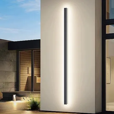 Zdjęcie produktu dla Lampa ścienna zewnętrzna antracyt minimalistyczna wodoszczelna IP65 oświetl