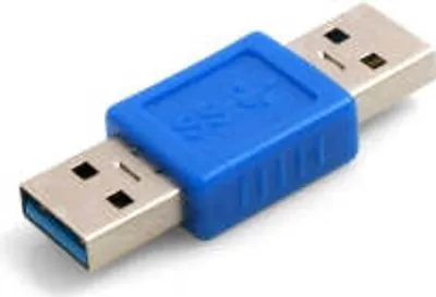 Produktbild von SYSTEM-S USB A 3.0 Stecker (male) auf USB A 3.0 Stecker (male) Kabel Adapter Converter