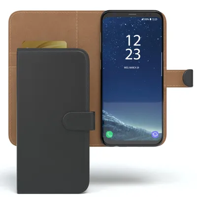 Produktbild von EAZY CASE Business Hülle für Samsung Galaxy S8 klappbar, Premium Kunstleder Handyhülle mit Kartenfach