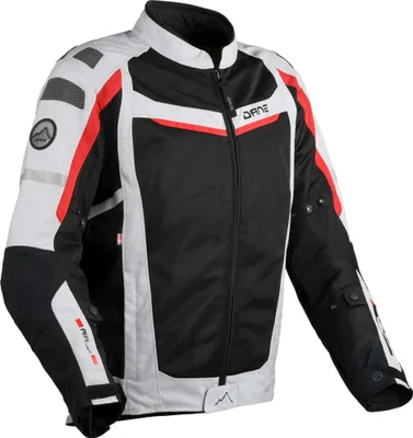 Immagine prodotto di Giacca da moto in tessuto DANE Solskin Mesh, nero/grigio/rosso, L