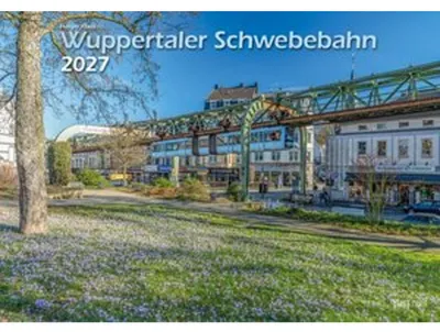 Obrázok produktu pre Kalendár s obrázkami "Wuppertaler Schwebebahn 2027", formát A3, so špirálovou väzbou