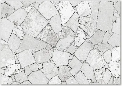Produktbild von Tulup® Glas-Bild - 100 x 70 - Wandbild aus Glas - Wandkunst - Wandbild hinter gehärtetem Sicherheitsglas - Sonstige - Steinmauer - Weiß