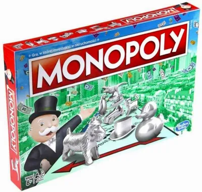 Zdjęcie produktu dla Gra planszowa Hasbro Monopoly Classic Wersja Podstawowa