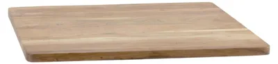 Produktbild von Holzplatte Emile | 50 x 50 cm | Akazienholz massiv | Farbe: Natur | runde Kante | Quadratische DIY-Tischplatte | geeignet für Esstische/Bistrotische/Couchtische