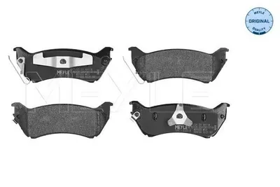 Produktbild von MEYLE 025 231 8917/W Bremsbeläge Hinten passend für MERCEDES-BENZ M-Klasse (W163)