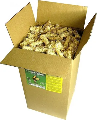 Immagine prodotto di Feniks eco-accendino 10 kg ≈1000 pz | Accenditore per barbecue e accendifuoco per camino | Fatto a mano | Ecologico | Lunga durata di combustione 8-10