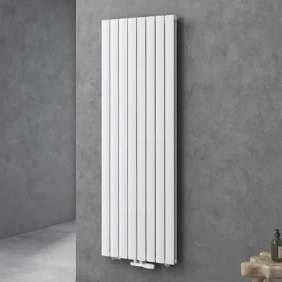 Produktbild von doporro Design Badheizung 180x61cm Weiß Paneelheizkörper Zweilagig Vertikal Mittelanschluss Bad-Heizkörper Ohne Heizstab FV