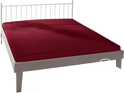 Produktbild von Bassetti Spannbettlaken UNI Farbe BORDEAUX 63/550 Größe 180x200-200x220cm