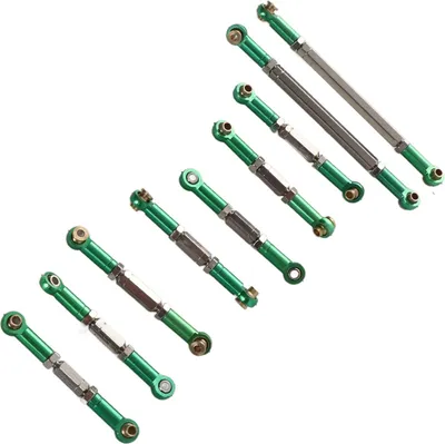 Zdjęcie produktu dla Części do modernizacji modeli samochodów i ciężarówek RC: metalowy zestaw drążków kierowniczych do modeli FY-01/02/03/04/05/07