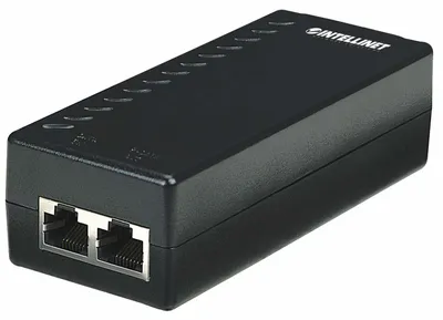 Obrázok produktu pre Intellinet 524179, Fast Ethernet, 10,100 Mbit/s, IEEE 802.3, IEEE 802.3af, IEEE 802.3u, Cat5, Čierna, SCP