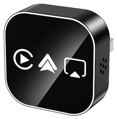 Obrázek produktu pro Bezdrátový adaptér do auta, bezdrátové CarPlay, bezdrátové Android Auto, černý