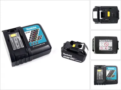 Immagine prodotto di Makita DC 18 RC Caricabatterie rapido + Batteria Makita BL 1850 B - 18 V  5,0 Ah Li-Ion