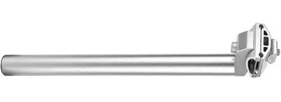 Productafbeelding van Dioche Zadelpen, 25,4 x 300 mm, stootvaste zadelpen van aluminiumlegering voor mountainbikes en racefietsen (zilver)
