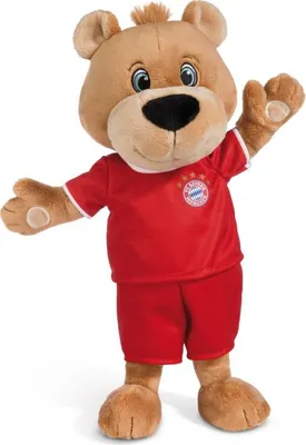 Zdjęcie produktu dla Nici 49076 FC BAYERN MÜNCHEN niedźwiedź Berni 80cm z pluszową koszulką FCB