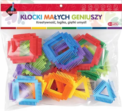 Zdjęcie produktu dla Klocki Małych Geniuszy Figury Przestrzen 32El 2191