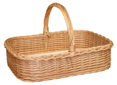 Immagine prodotto di Cesto in vimini per giardino e casa con manico, modello 336