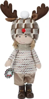 Produktbild von Weihnachtsfigur aus Plüsch, 47 cm
