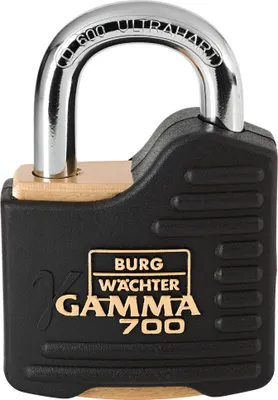 Produktbild von BURG-WÄCHTER Gamma 700 55 SB, Vorhängeschloss mit Schlüssel (Bügelstärke: 9 mm, Stahlbügel)