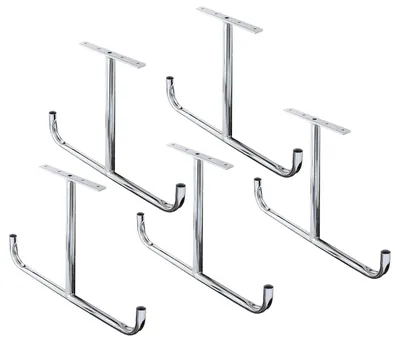 Produktbild von Alberts 5 x Deckenhaken T-Form, verzinkt, Ø 18 mm, zur Deckenmontage