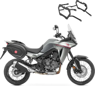 Zdjęcie produktu dla Sakwy pod siodło + bagażnik pasujące do Honda Transalp XL 750 23-25 K