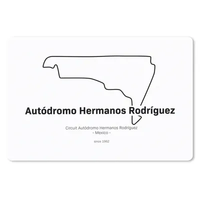 Produktbild von MuchoWow® Mauspad Mousepad Mexiko - Rennstrecke - Formel 1 27x18 cm - Mousepads - Maus Mat - Pad - Mausunterlage - Büroartikel - Desk Matten
