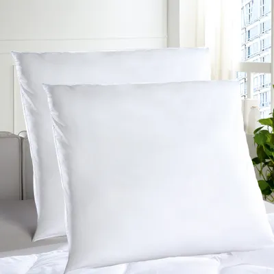 Produktbild von DILUMA Kopfkissen 80x80 cm 2er Set - Weiches & Bequemes Mikrofaser Schlafkissen - Für Allergiker Geeignet, 100, Füllung aus feinen Polyesterfasern