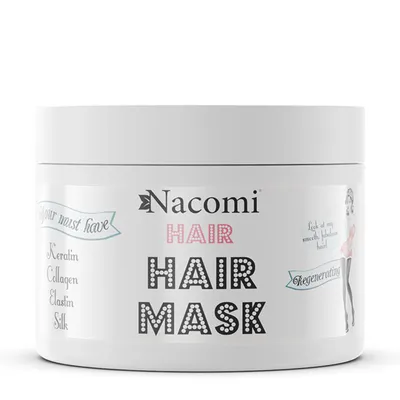 Image de Nacomi Masque capillaire nourrissant et régénérant, 200 ml