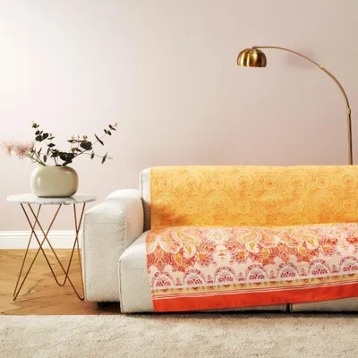 Produktbild von Bassetti Baumwolle-Foulard MERGELLINA Farbe O1 ORANGE Größe 350x270