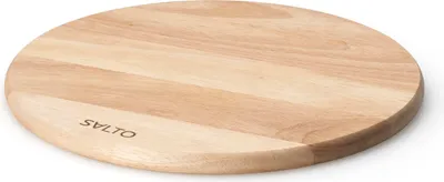 Produktbild von Continenta SALTO Vesperteller, Frühstücksbrettchen, Holzbrett, Gummibaum, Ø 24.5 cm, 30995