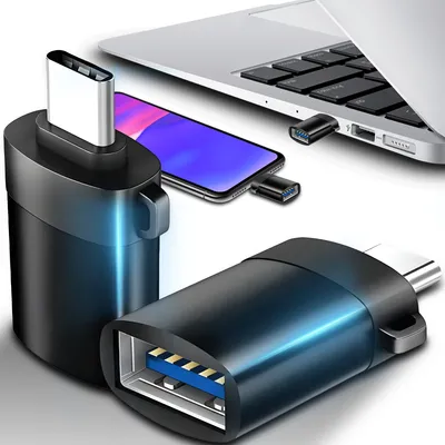 Produktbild von USB C auf USB A 3.0 Adapter USB Type-C auf USB Thunderbolt 4/3 USB Female, High-Speed Datentransfer USB-C OTG Smartphones Tablets Laptops PC Retoo