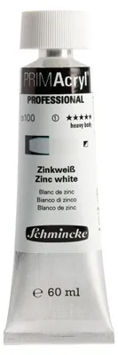 Zinkweiss - 60ml PRIMAcryl Acrylfarbe Schmincke 13 100 011