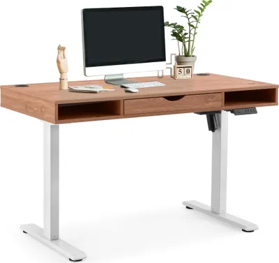 Produktbild von hjh OFFICE Elektrisch höhenverstellbarer Schreibtisch Worktime Style Computertisch höhenverstellbar 72.0 - 110.0 x 120.0 x 60.0 cm