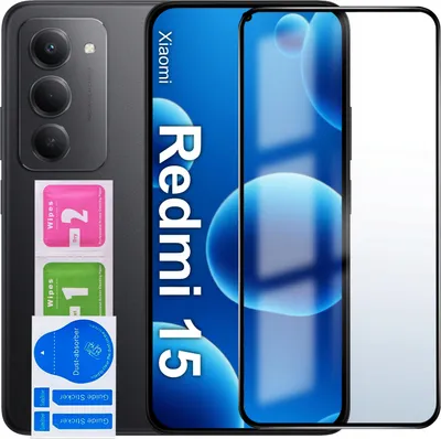 Obrázok produktu pre TVRDENÉ SKLO pre Xiaomi Redmi 15 4G | 5G CELÁ OBRAZOVKA 5D 9H