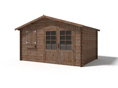 Produktbild von Gartenhaus, Gerätehaus 12m2 - 4x3m - 28mm - Imprägniert