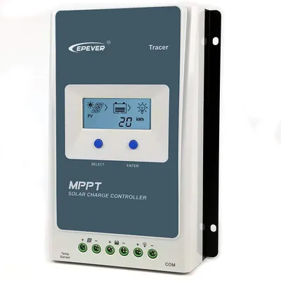 MPPT Solar Laderegler 20A, 12/24V Auto-Erkennung, LCD-Display