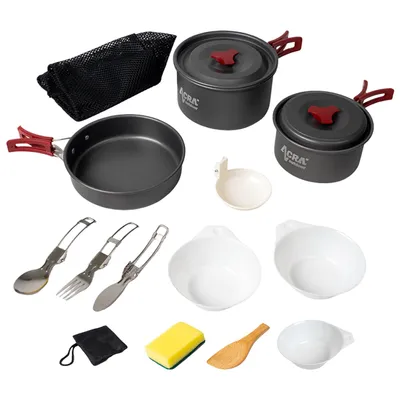 Obrázek produktu pro Acra C21 camping set nádobí alluminium pro 2-3 osoby