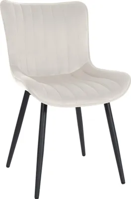Produktbild von CLP Stuhl Largo creme Material Samt