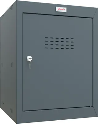 Produktbild von Phoenix CL0544AAK Würfel-Schließfach Cube Locker 66L Anthrazitgrau - Schlüsselschloss - Für Hause, Büro, Fitness, Schüle