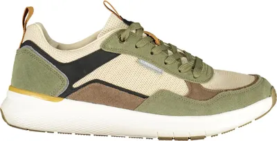 Immagine prodotto di Scarpa sportiva da uomo verde con lacci e dettagli a contrasto