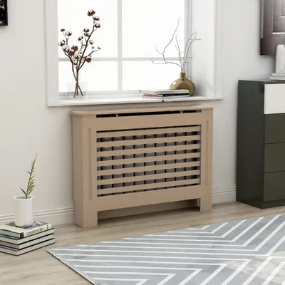 Produktbild von "2026 Promotion" Heizkörperverkleidung 112x19x81,5 cm MDF - Klima- & Heizgeräte Zubehör CC3099