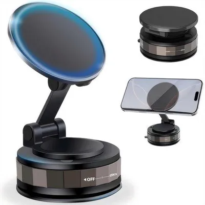 Produktbild von Handyhalterung für Magsafe, Auto, Vakuum, Saugnapf, 360° schwenkbar, tragbar