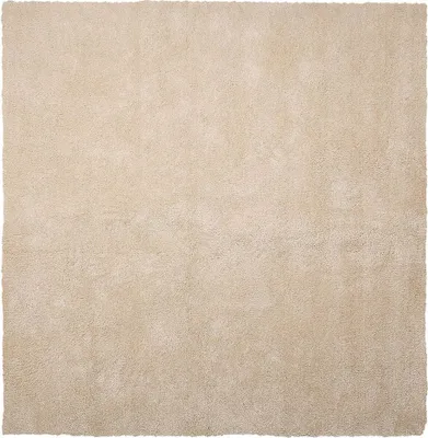 Zdjęcie produktu dla BELIANI Dywan beżowy 200 x 200 cm gładki jednolity do salonu sypialni styl nowoczesny minimalistyczny